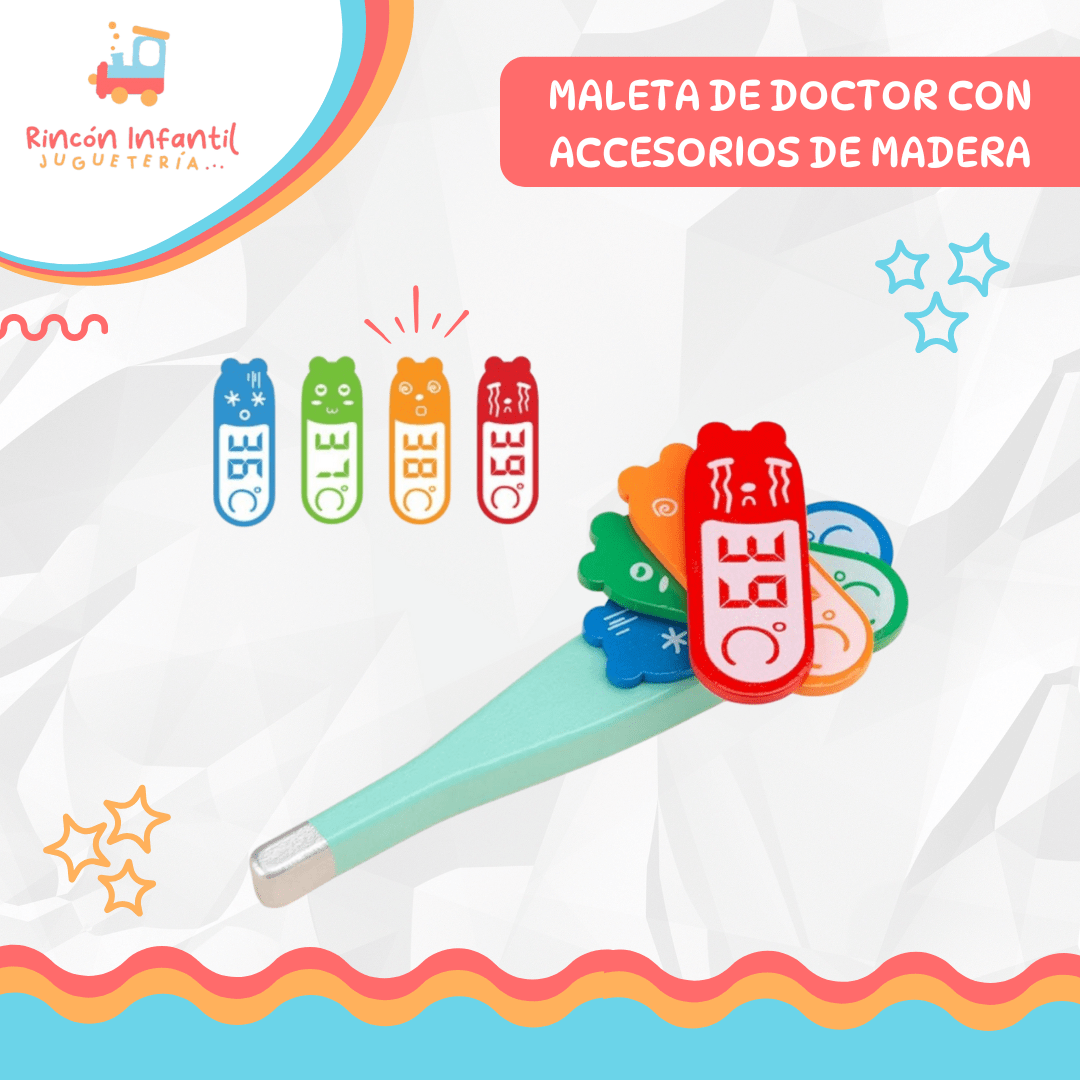 Maleta de Doctor con accesorios de Madera6