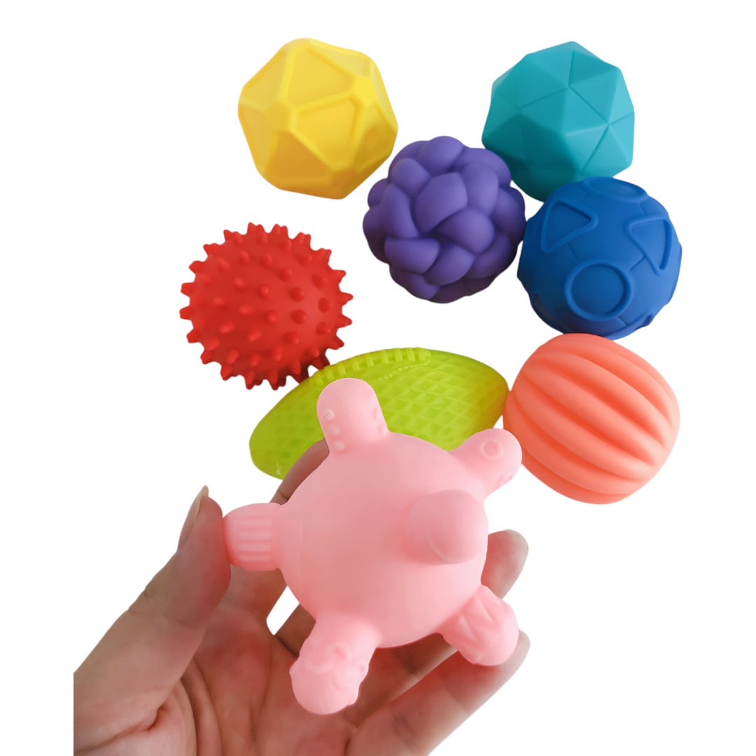 Estimulación Sensorial Pelotas Didacticas Para Bebes Set De