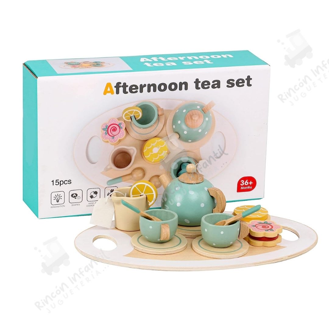 Set De Te De Madera4