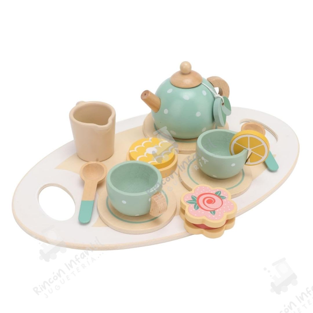 Set De Te De Madera3