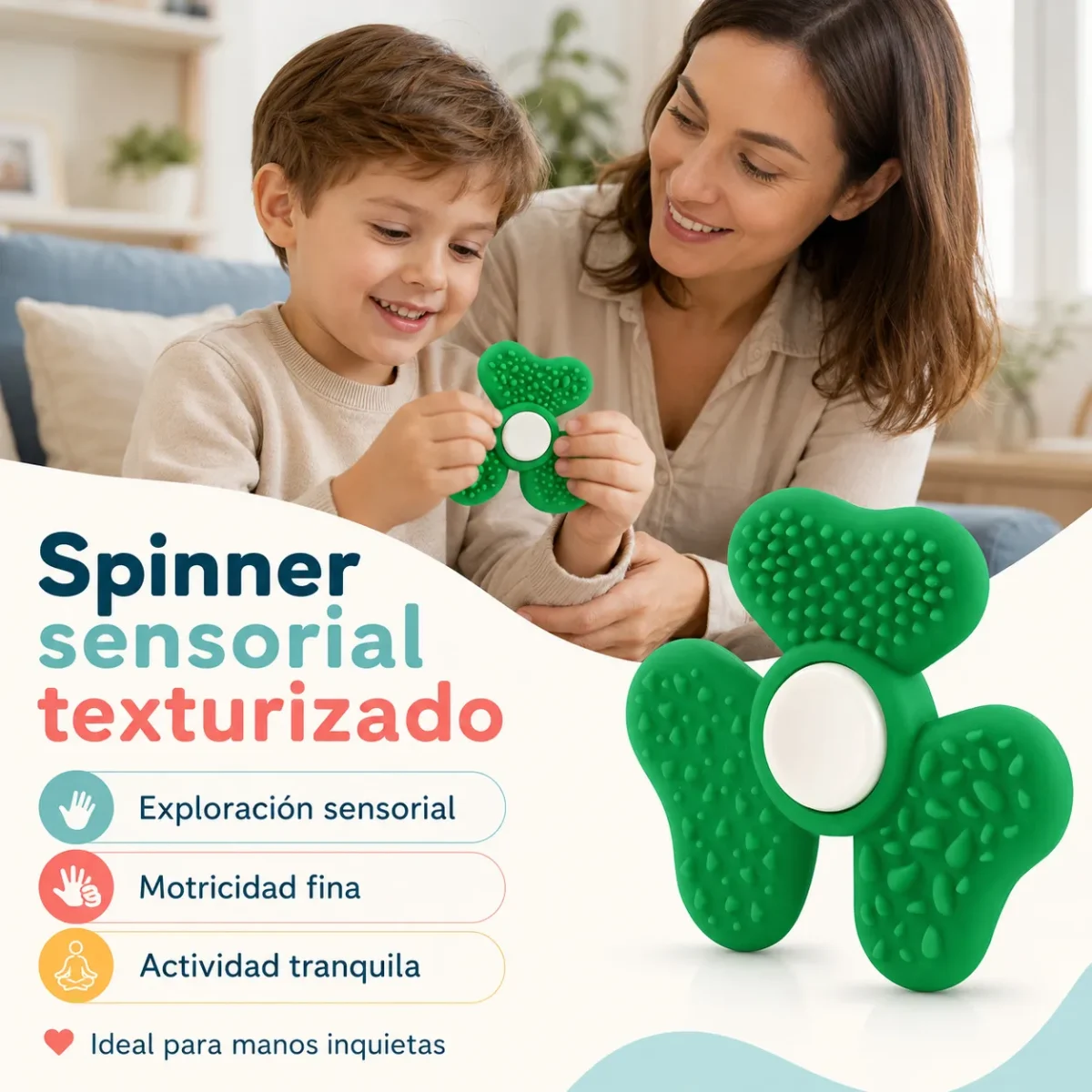 Spinner de Silicona con Texturas Sensoriales2