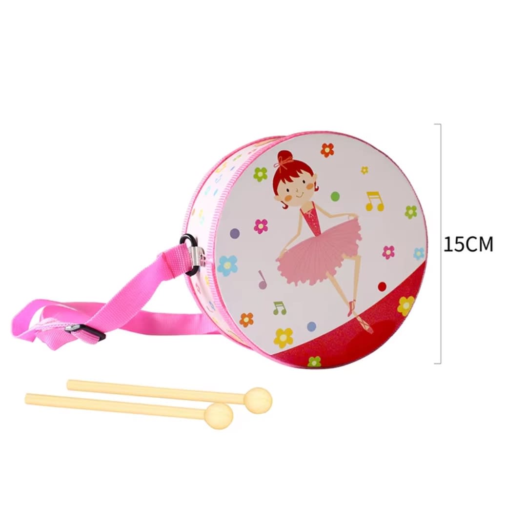 Tambor Infantil De Madera 10