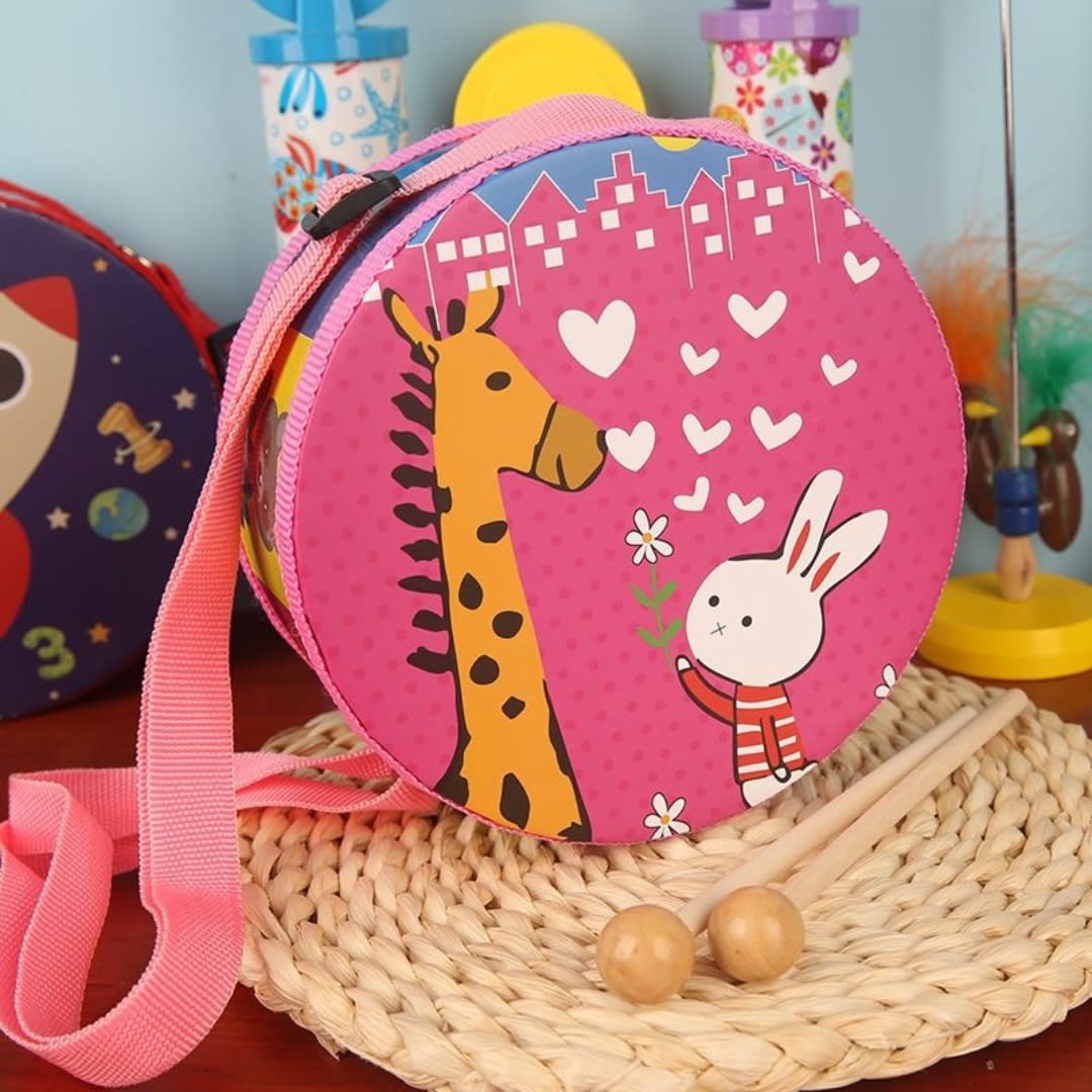 Tambor Infantil De Madera 3