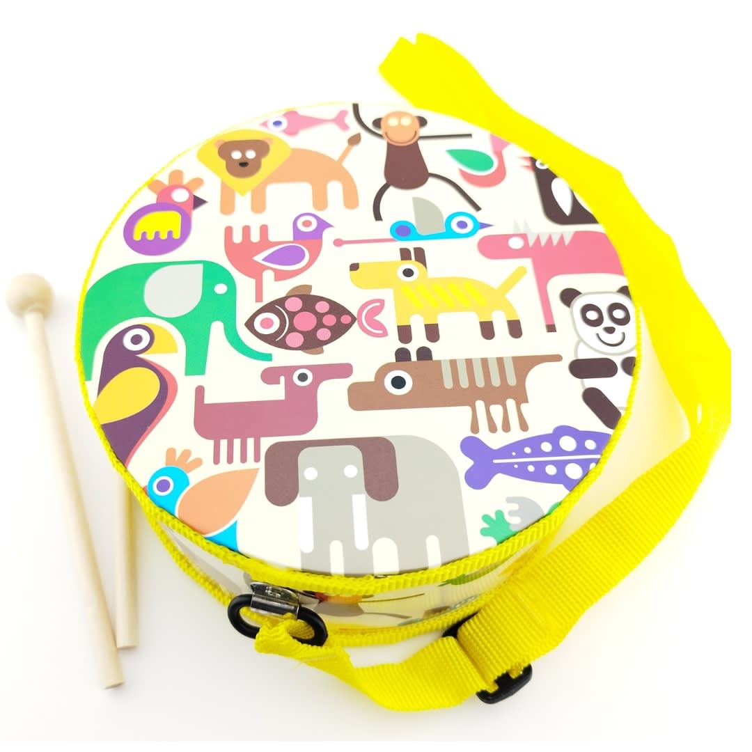 Tambor Infantil De Madera 9