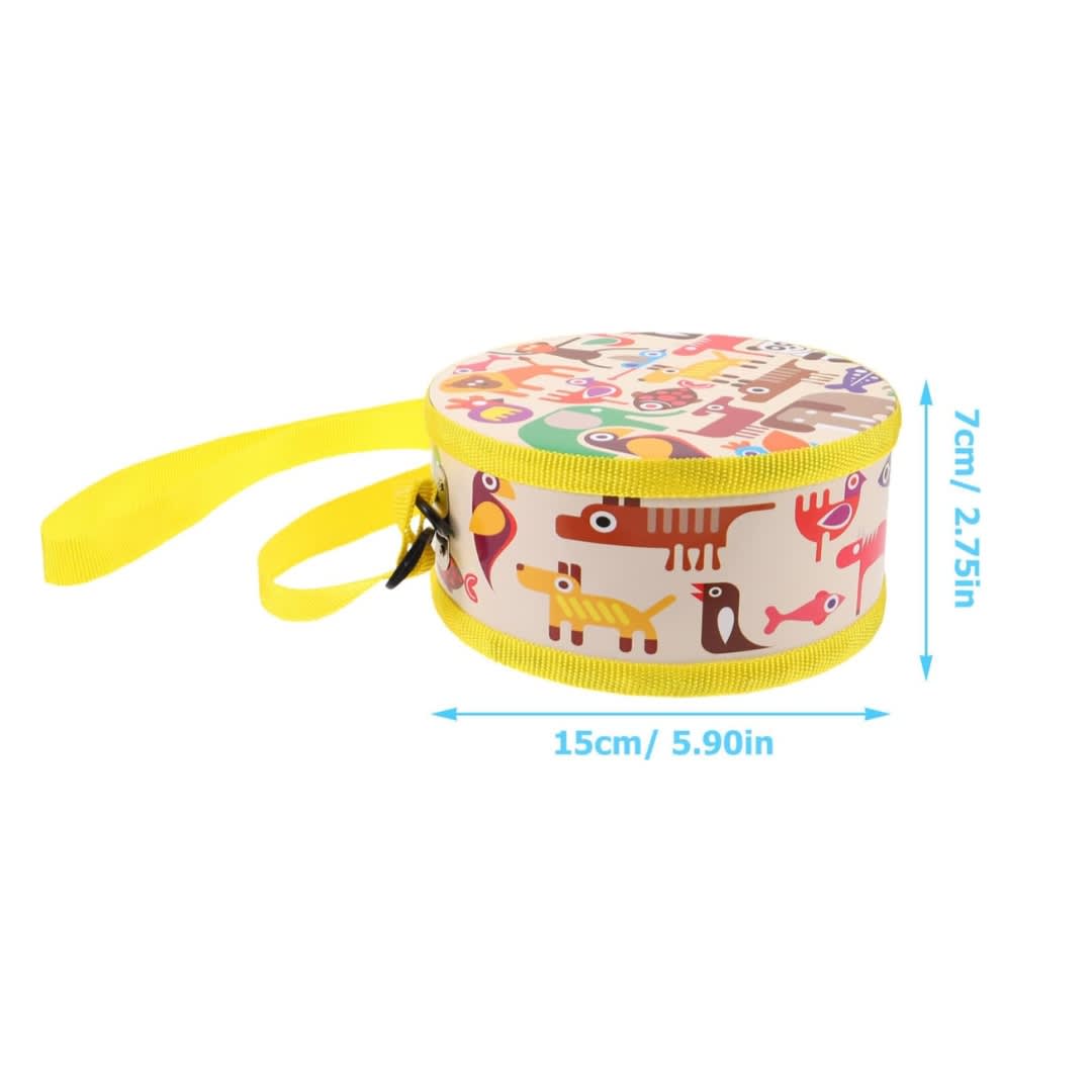Tambor Infantil De Madera 6