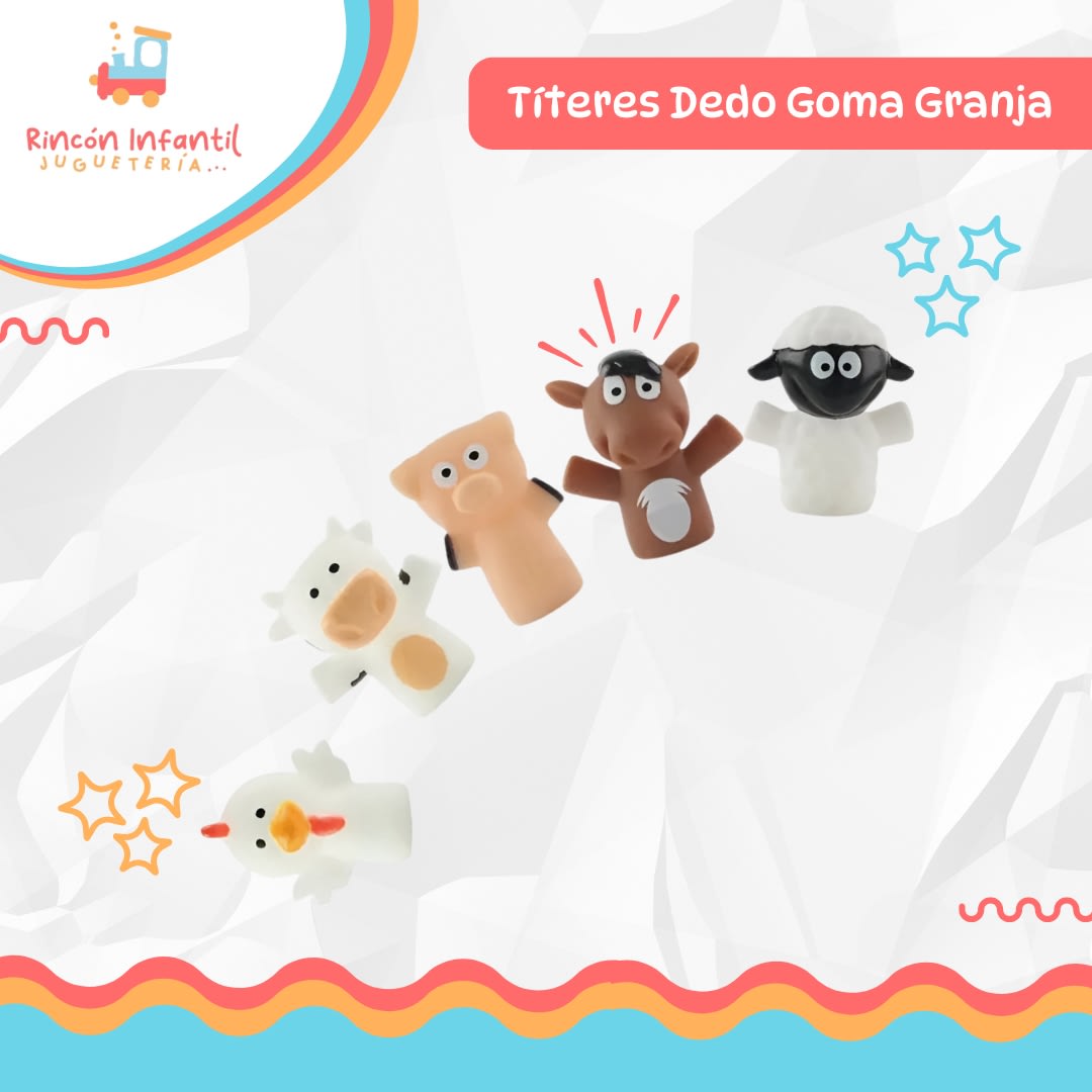 Titeres dedo goma Granja3