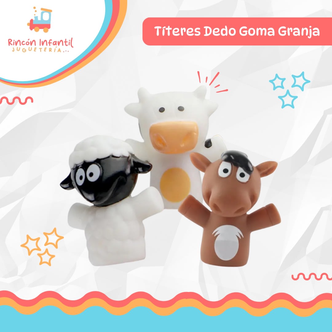 Titeres dedo goma Granja4