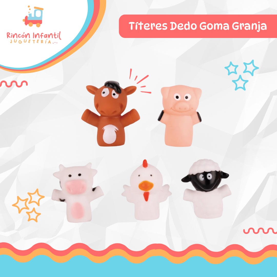 Titeres dedo goma Granja6