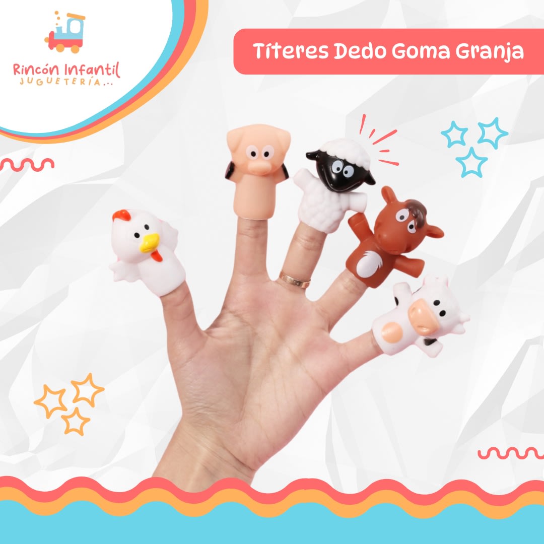 Titeres dedo goma Granja2
