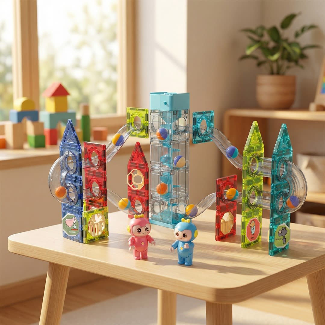 Tobogan Magnetico ascensor 75 pcs4