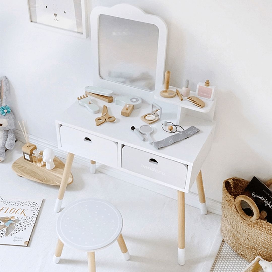 Tocador infantil de madera | Jugueteria Rincón Infantil