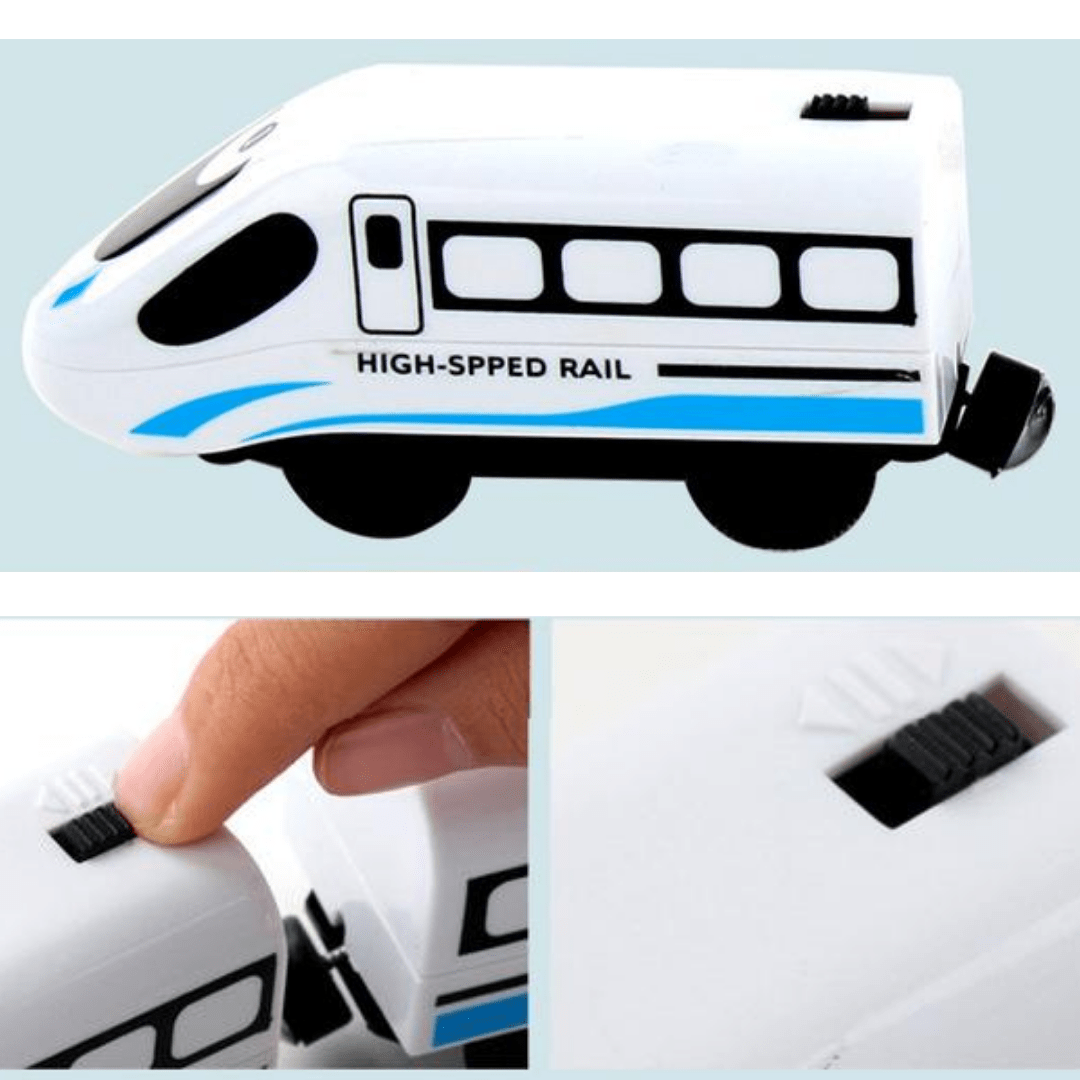 Tren Eléctrico con Pista madera4