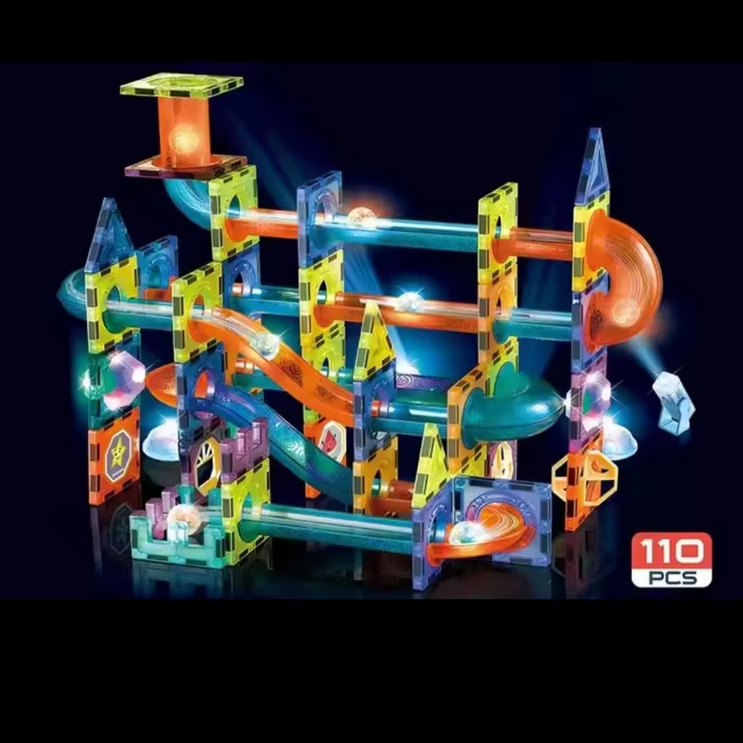 Tuberías Magnéticas luminosas 110 piezas4