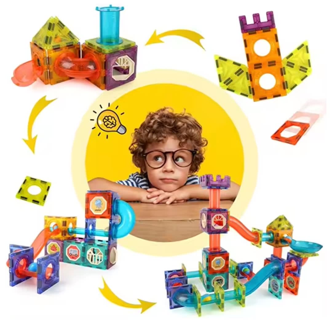 Tuberías Magnéticas luminosas 110 piezas7