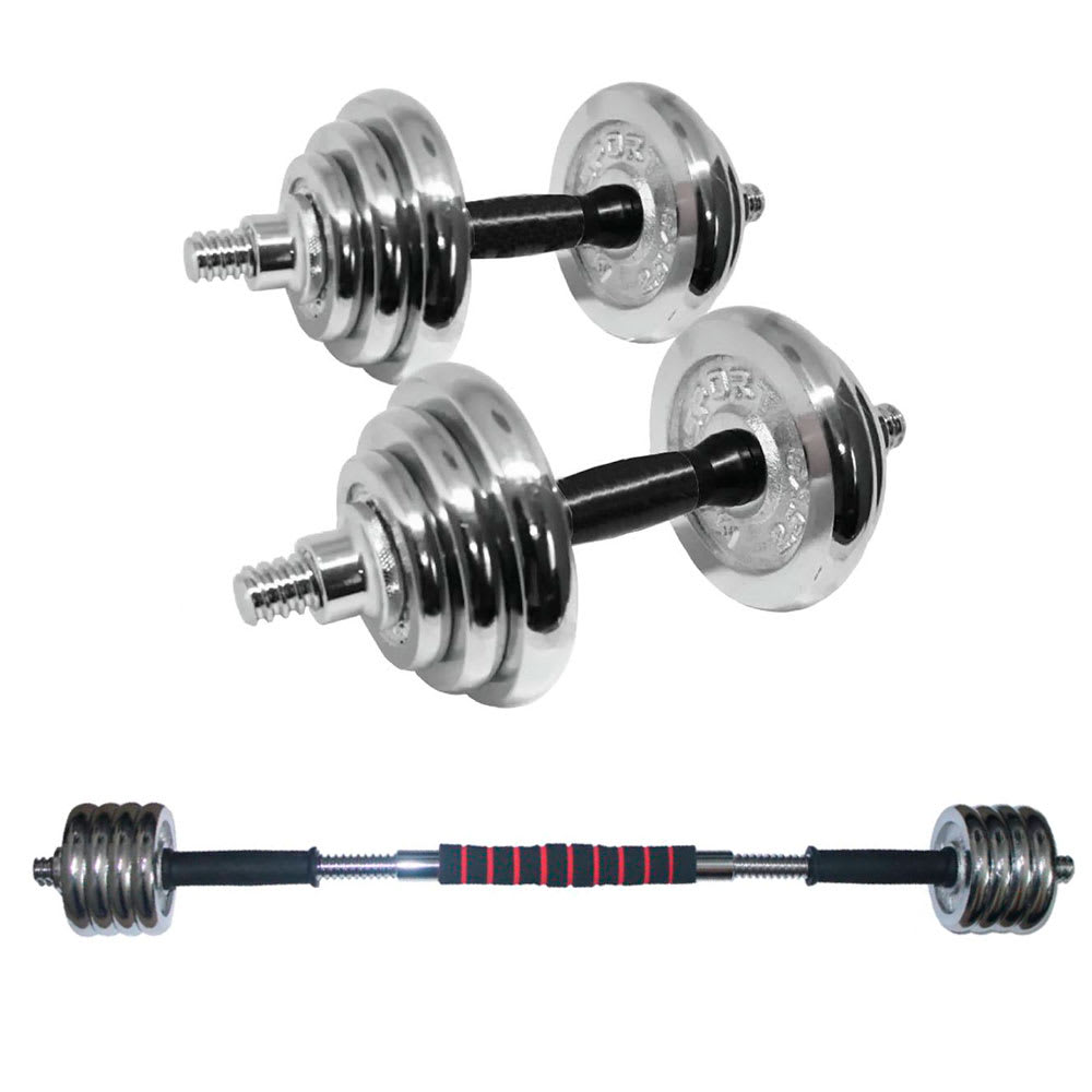 Maleta 15kg Cromada c/Extensor | Daner