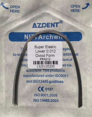 Arco Niti super Elástico Ovoide Redondo