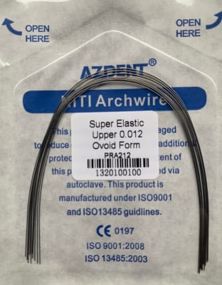 Arco Niti super Elástico Ovoide Redondo