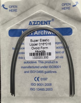 Arco Niti super Elástico Ovoide Rectangular