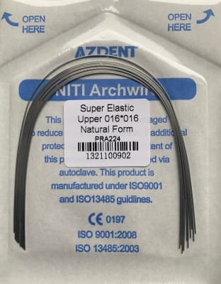Arco Niti super Elástico Natural Rectangular