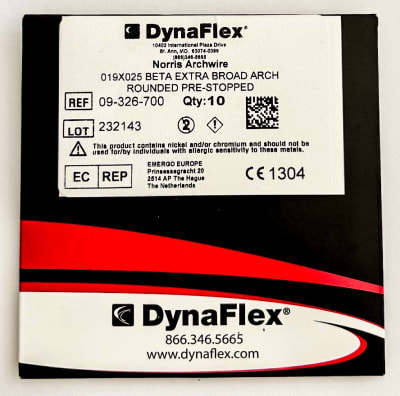 Arco Beta Extra Broad Rounded Rect. 0,019 x 0,25 10 ud. con stops incluidos