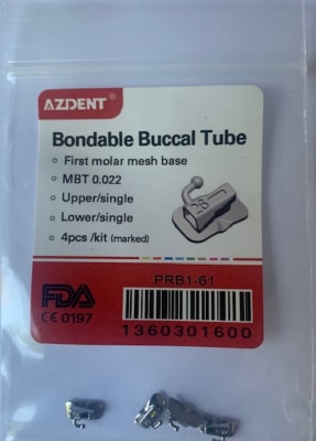 Tubos 1er Molar set 4 ud.