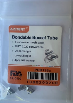 Tubo 1er Molar set 4 ud. Convertible