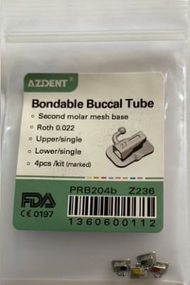 Tubo 2do Molar set 4 ud.