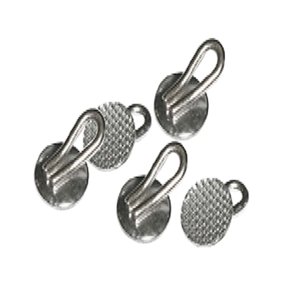 Botón lingual con aro tracción