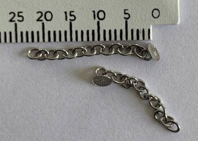 Boton Lingual con Cadena 2 uds. por bolsa