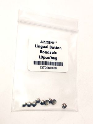 Botón lingual base redonda