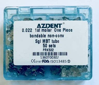 Tubos 1er Molar 50 juegos de 4 ud.