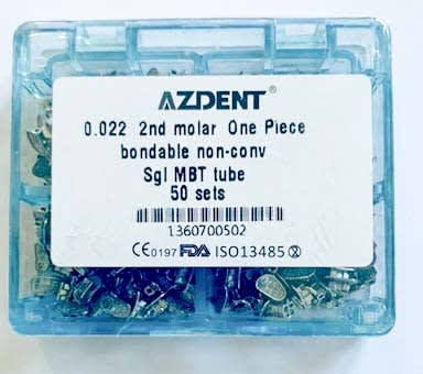 Tubo 2do Molar 50 juegos de 4 ud.