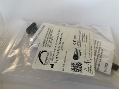 Cemento para bandas azul