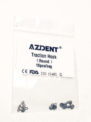 Botón lingual con aro tracción