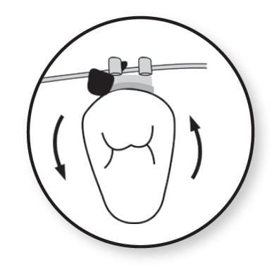 Cuña Rotación transparente Dynaflex