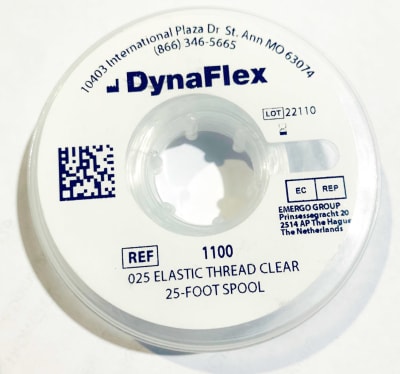 Hilo Elástico liso en rollo Transparente