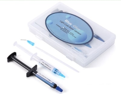 Blue Glue, Light Cure Band Cement kit azul