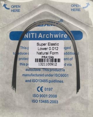 Arco Niti super Elástico Natural Redondo