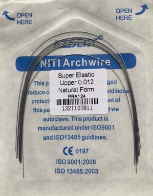 Arco Niti super Elástico Natural Redondo