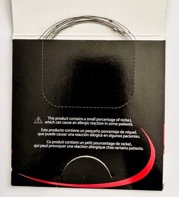 Arco Niti Extra Broad round, 0,014. 10ud. con stops incluidos