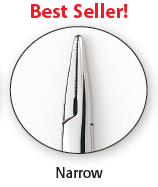 Pinza Mathieu punta fina terminación satinada Dynaflex