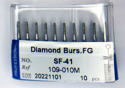 Fresa Diamante FG. Cilíndrica Punta Plana