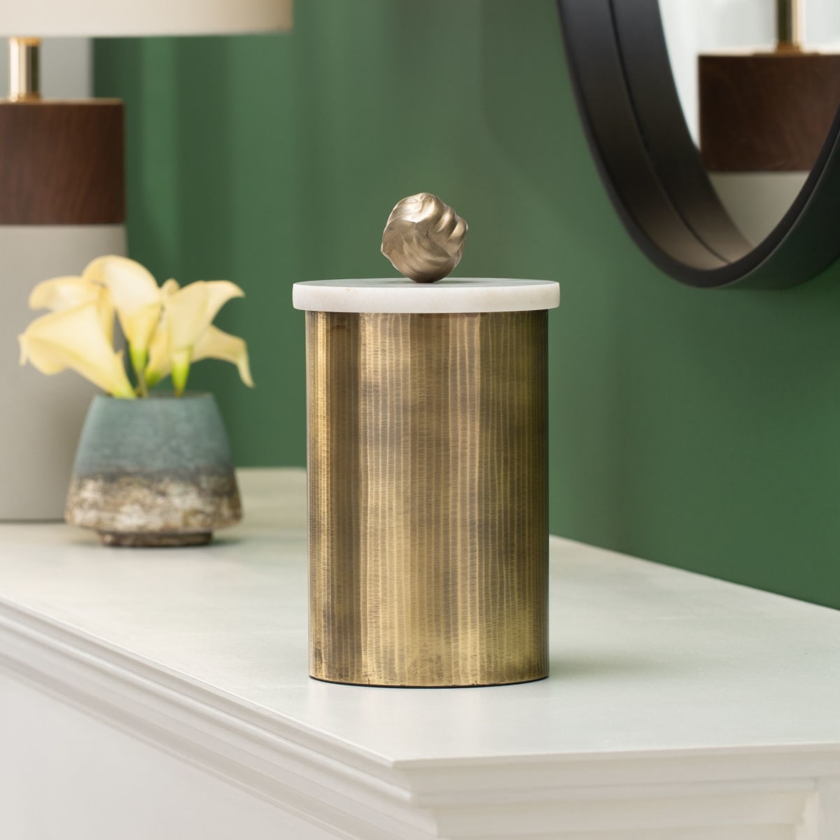 COFRE TAPA DE MARMOL DORADO GRANDE | Tienda Online de muebles