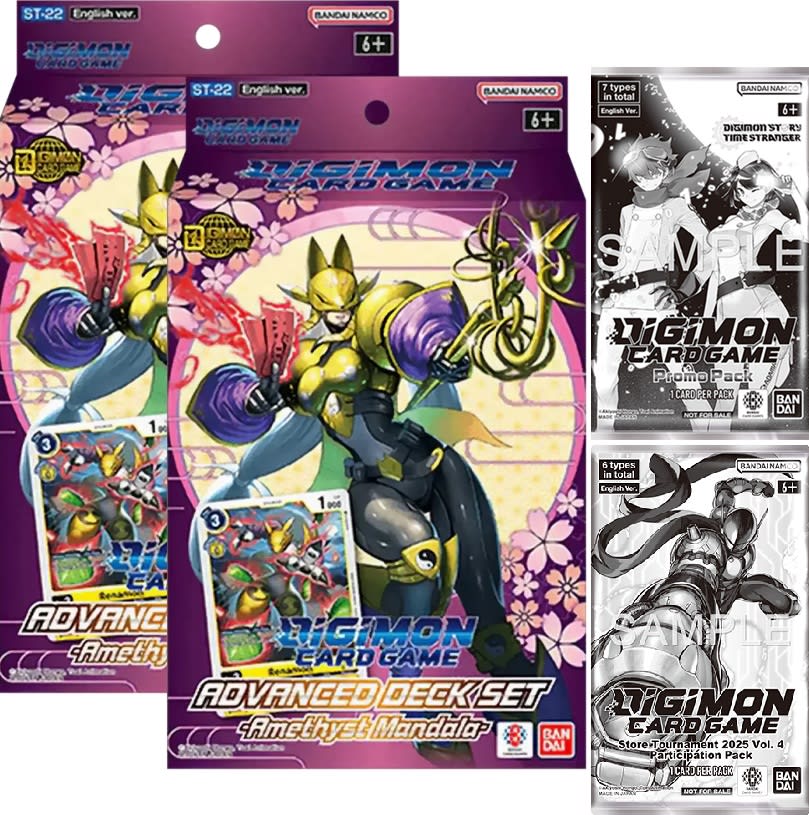 digimon card game advanced deck set double typhoon TCG: A bonus pack is included with each set Digimon Trading Card Game Double