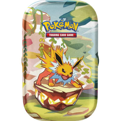 Escarlata y Violeta: Evoluciones Prismaticas - Mini Lata (Jolteon)