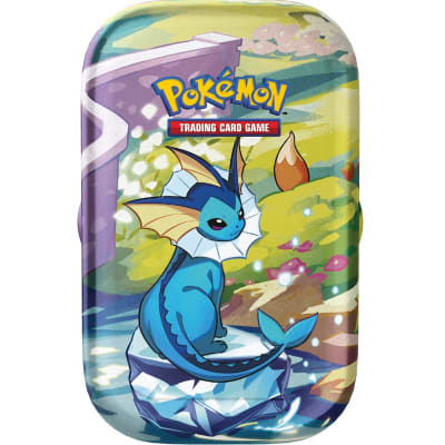 Escarlata y Violeta: Evoluciones Prismaticas - Mini Lata (Vaporeon)