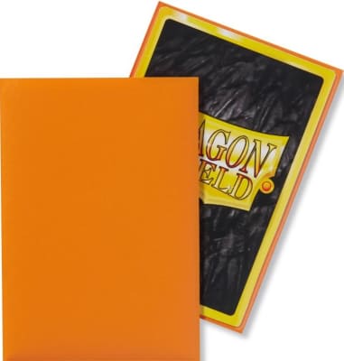 Protectores Dragon Shield Japanese Matte Naranjo - 60 Unidades