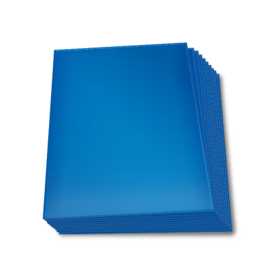 Protectores Top Deck: Standard - Azul