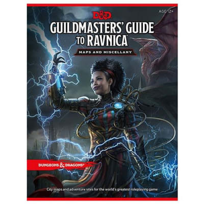 D&D 5th Ed. Guildmasters' Guide To Ravnica Maps and Miscellany