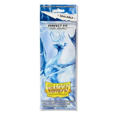 Protectores Dragon Shield: Perfect Fit Standard - Transparente Sellables